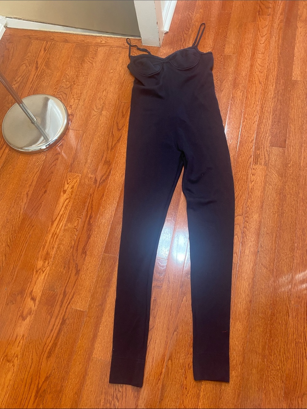 IISLI Jumpsuit — Elegant, Black Wool, Strapless